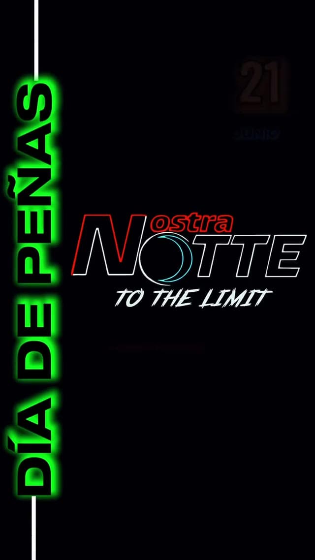 Cartel del Tour 2025 To the Limit de Nostra Notte.